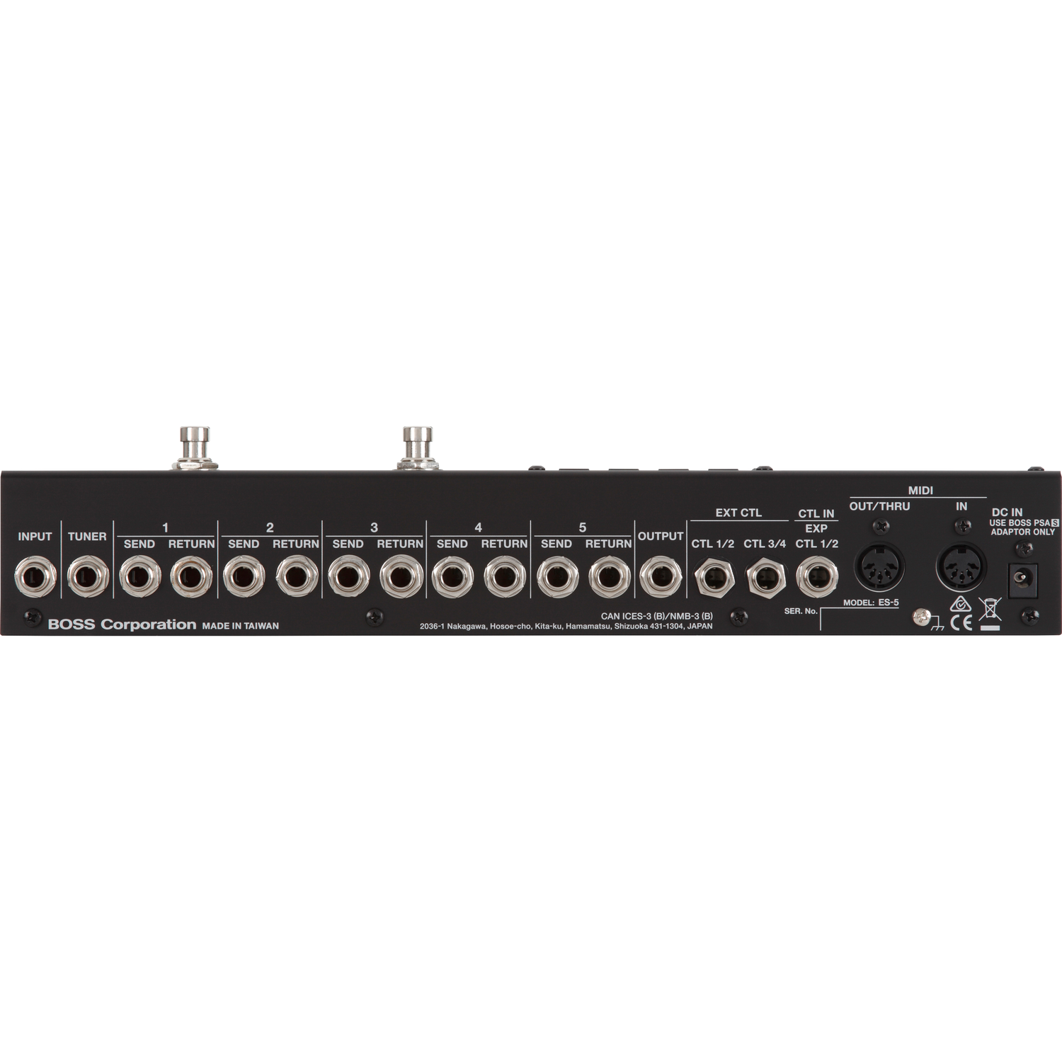 Roland Footswitches & Controllers BOSS ES5 Effects Switching System