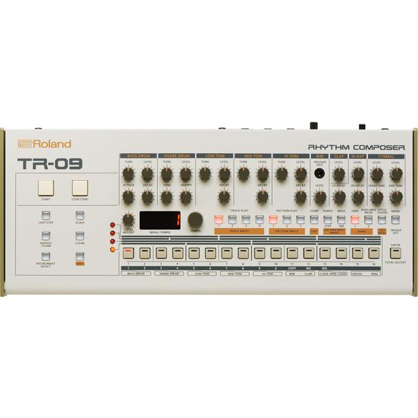 roland groove production roland tr-09 drum machine midi controller