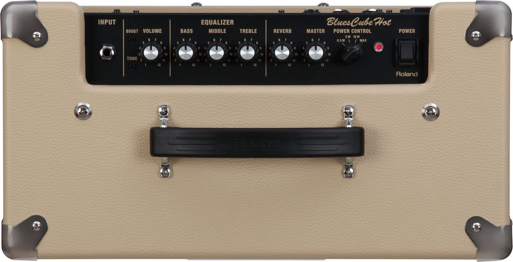 Roland Guitar Combo Amplifiers Roland Blues Cube Hot 30W Combo Guitar Amplifier 1x12inch -Vintage Blonde