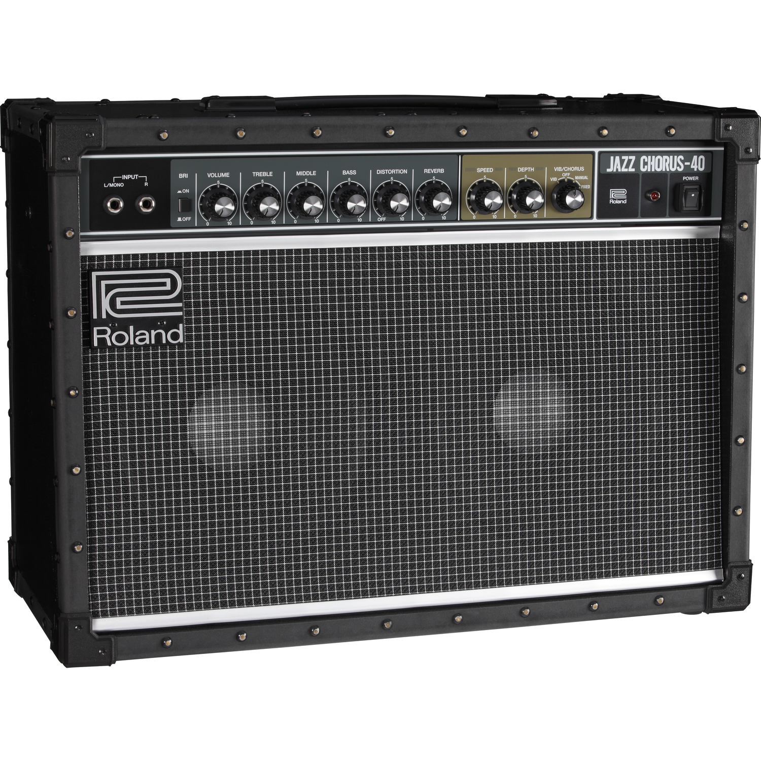 Roland Guitar Combo Amplifiers Roland JC-40 40W 2x10 Jazz Chorus Combo Guitar Amplifier