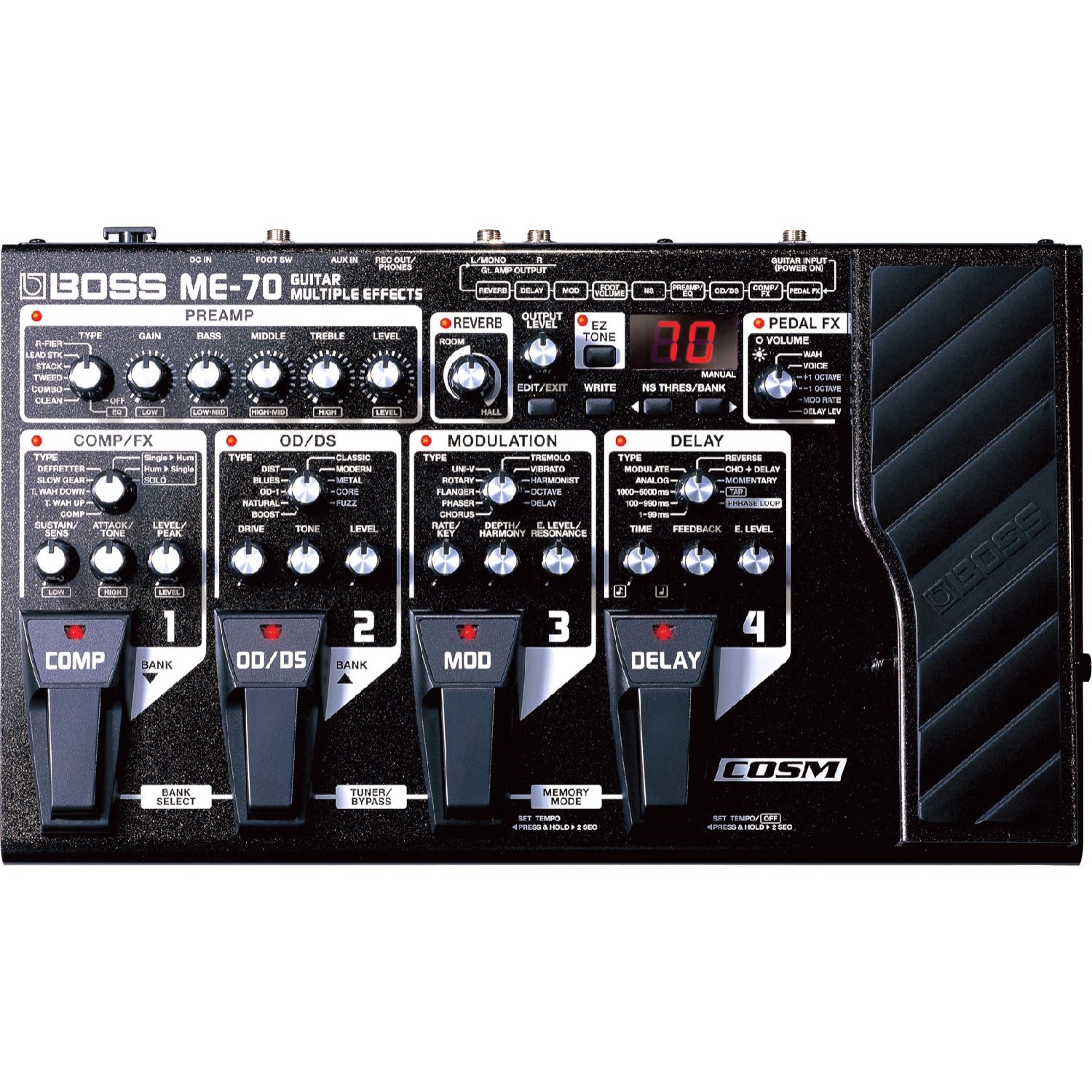 Roland Guitar Processors Boss ME-70 Guitar Multi-Effects Processor