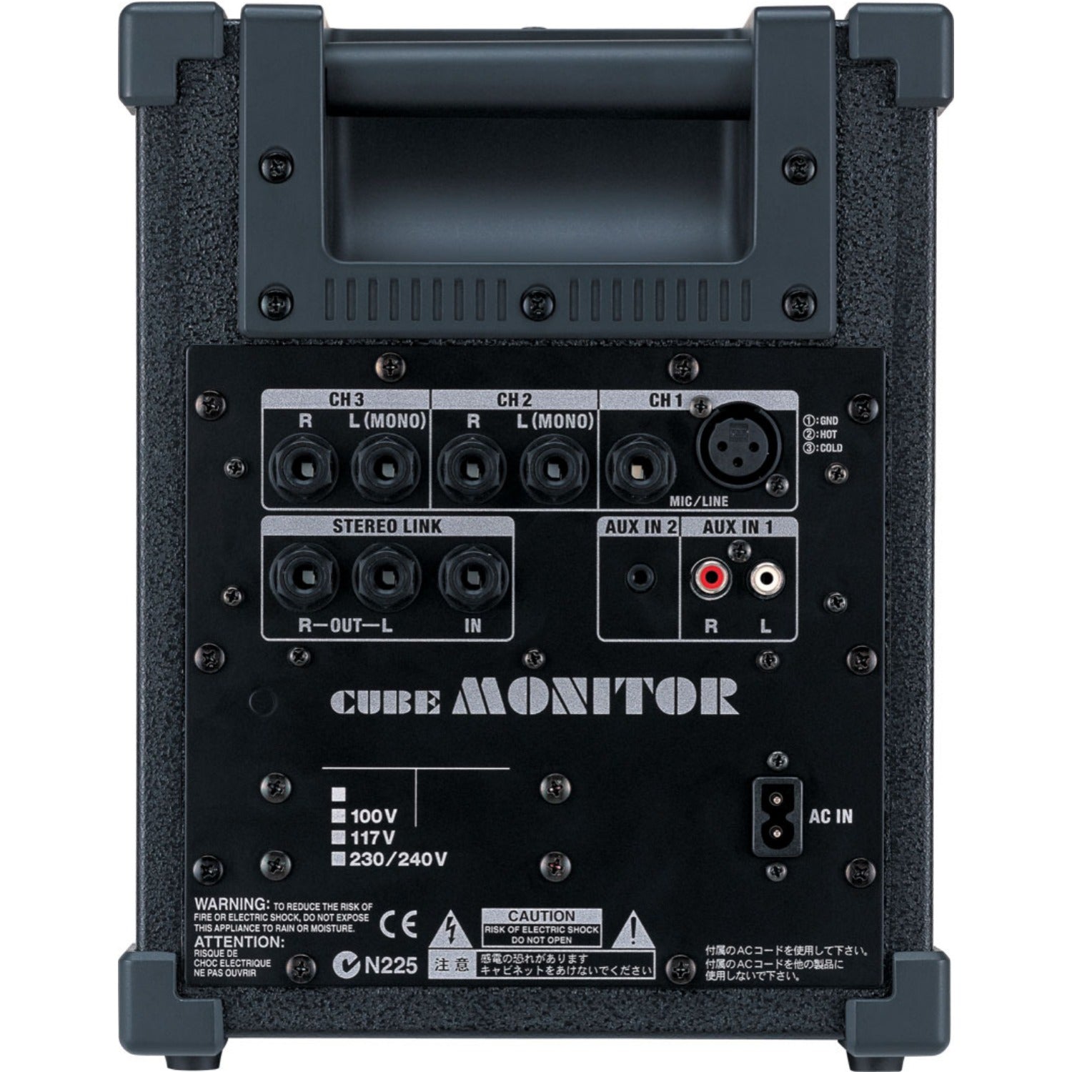 Roland Keyboard Amplifiers Roland CM30 Active Cube Monitor Amplifier with 3 Inputs