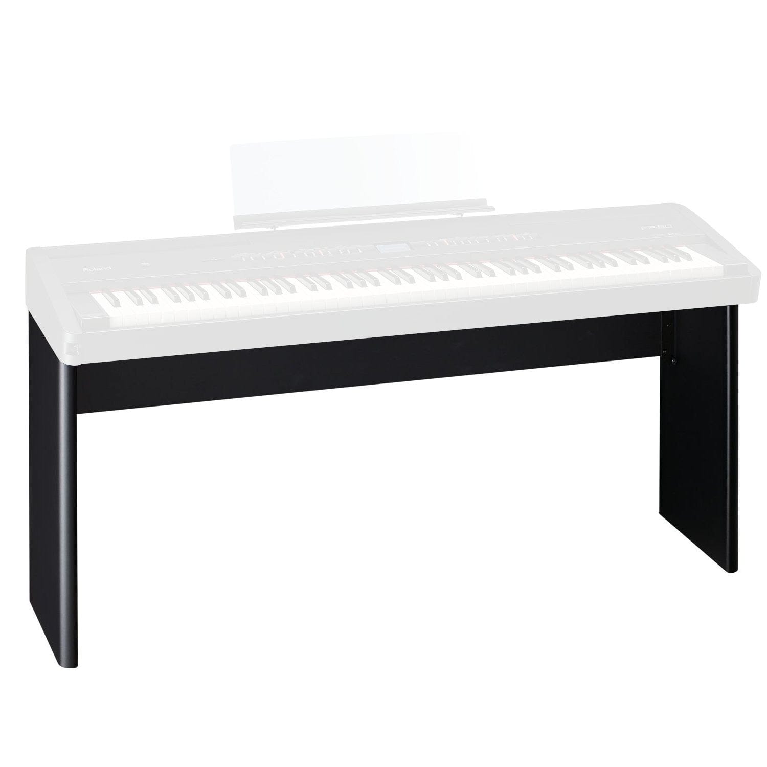 Roland Keyboard Stands Black Roland KSC-76 BK Stand for FP-80 Piano