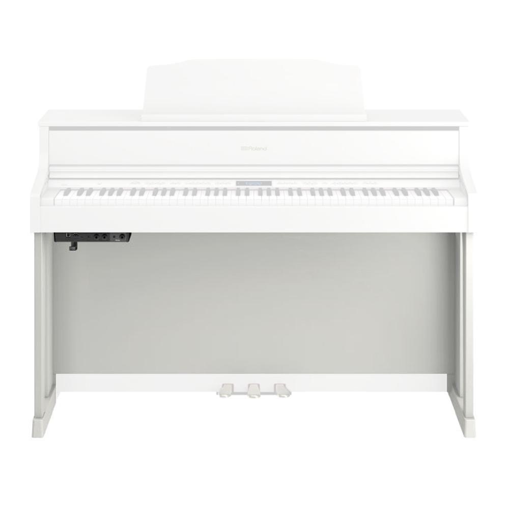 roland keyboard stands polished white roland ksc-80 digital keyboard stand #color_polished-white