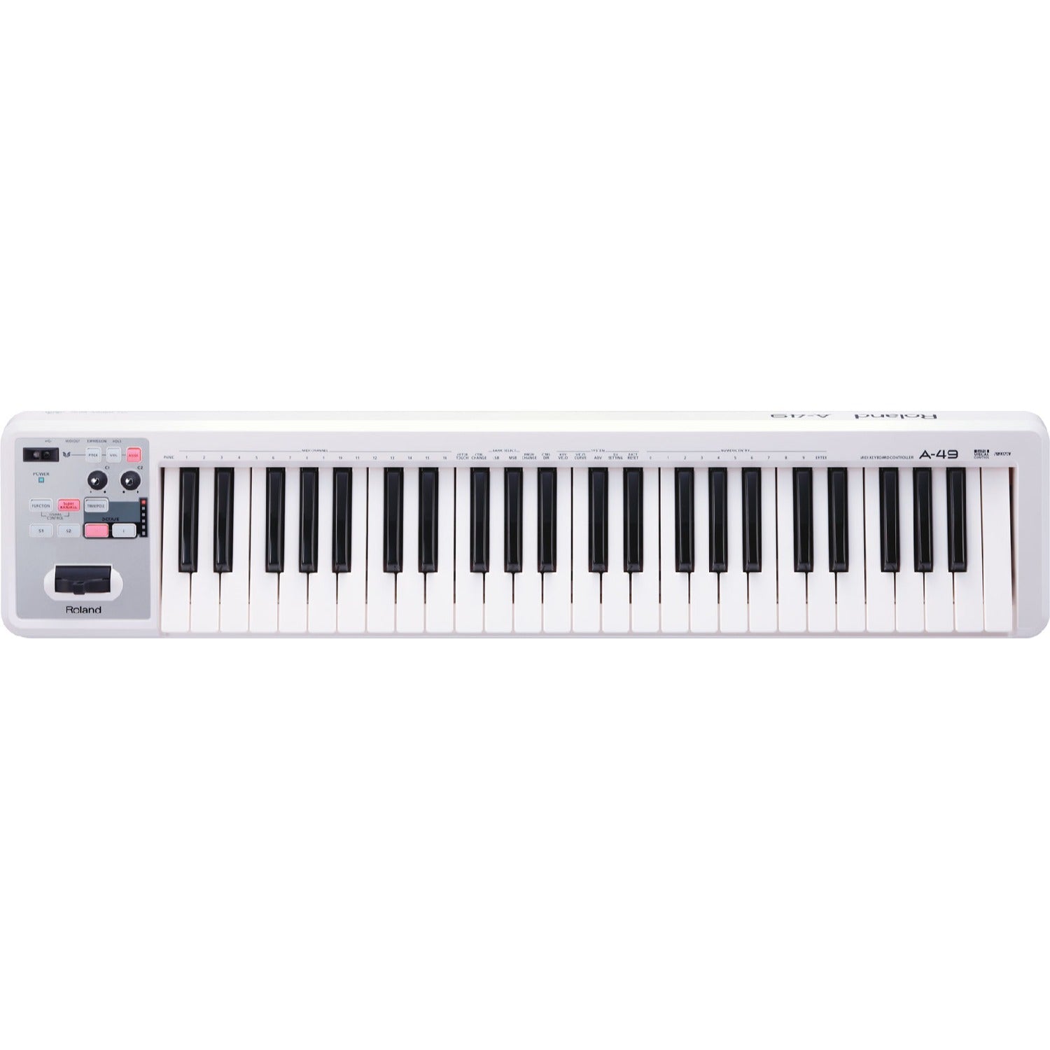 Roland Midi Keyboards Roland A-49 MIDI Keyboard #color_white