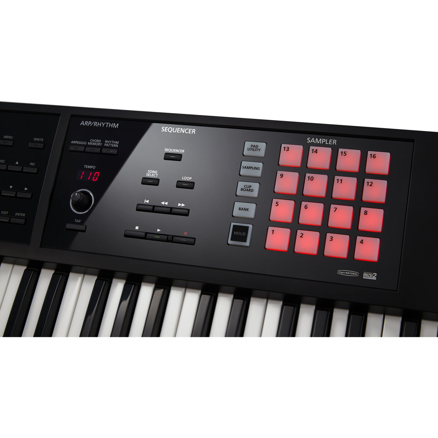 Roland Midi Keyboards Roland FA-07 76-Key Workstation MIDI Keyboard