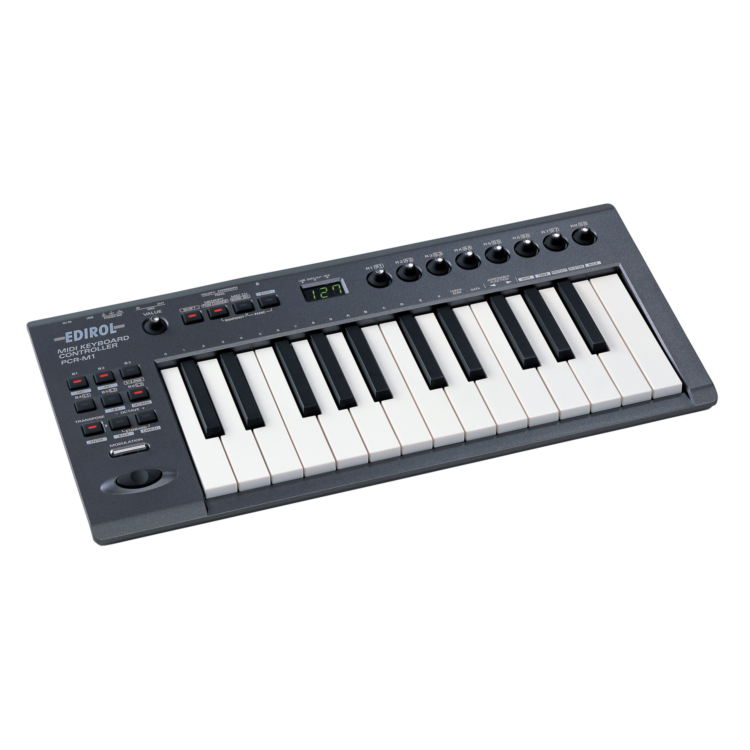 Roland Midi Keyboards Roland PCRM1 25 ultra-thin keys, MIDI Keyboard Controller