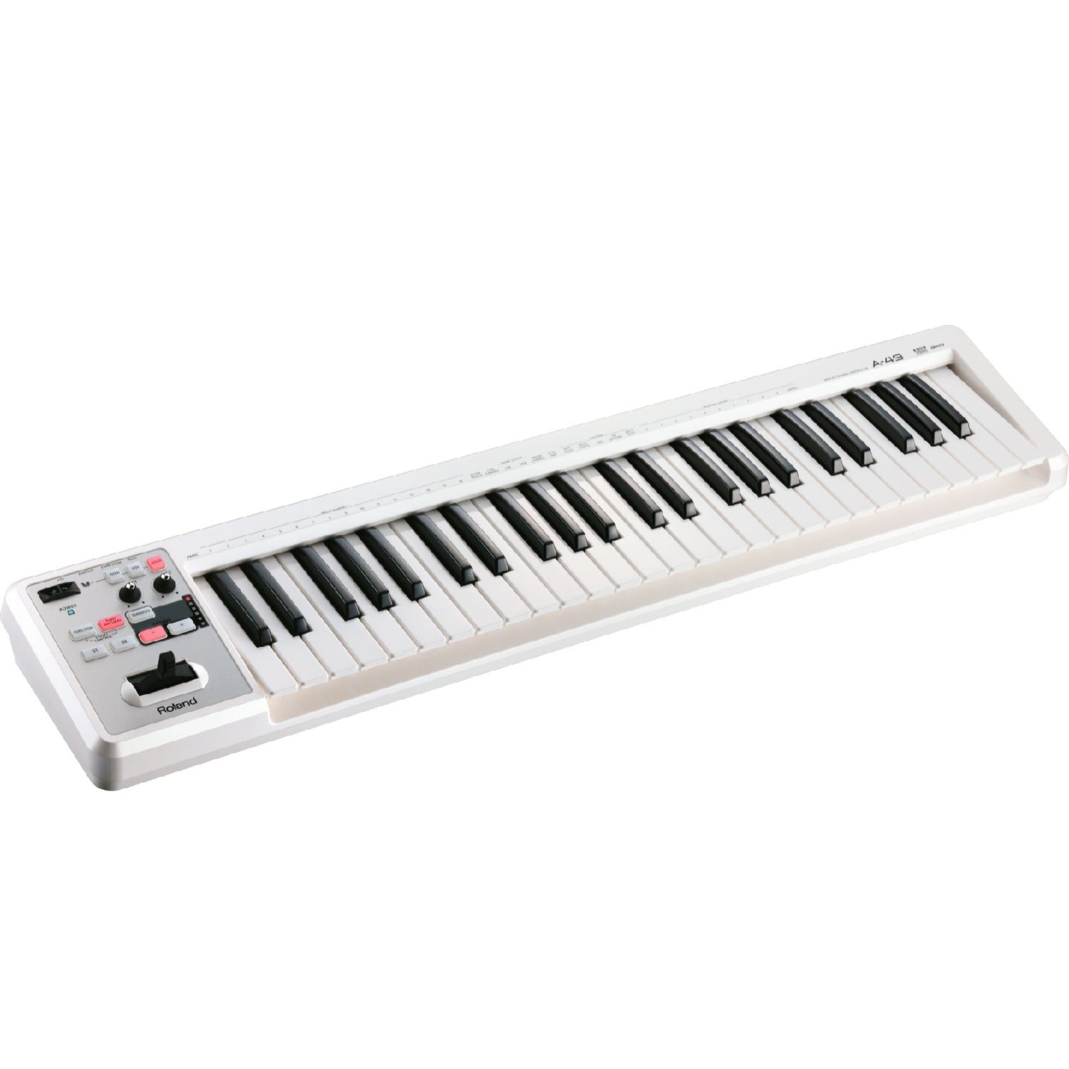 Roland Midi Keyboards White Roland A-49 MIDI Keyboard #color_white