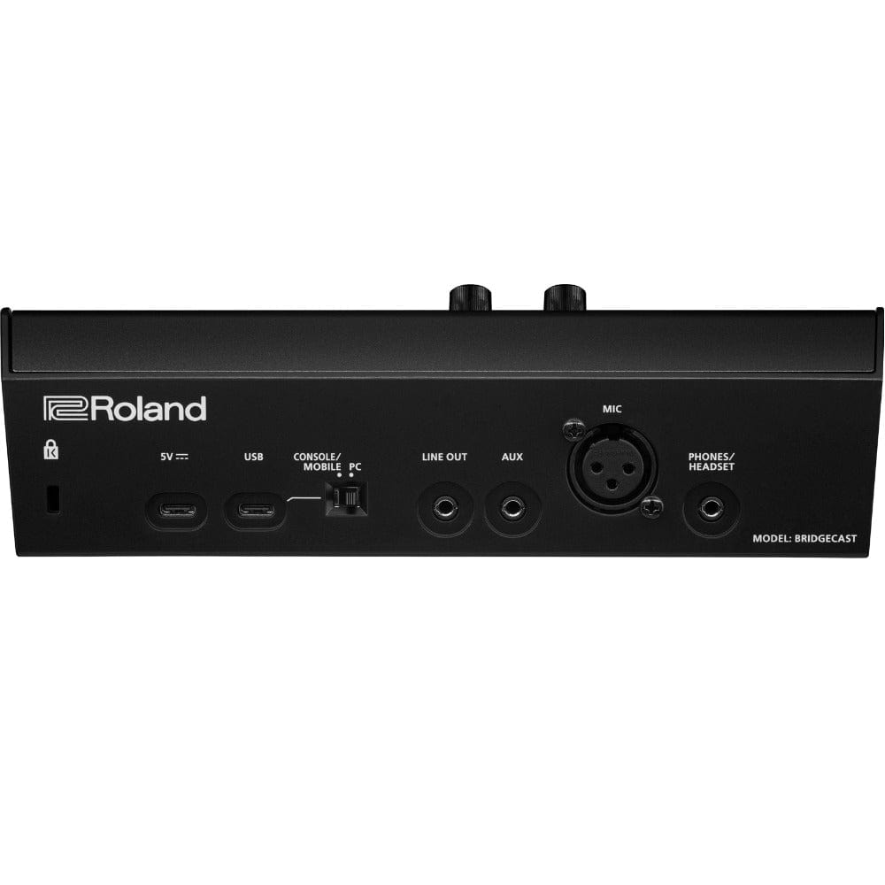 roland mixer amplifiers roland bridgecast sound dual bus gaming mixer