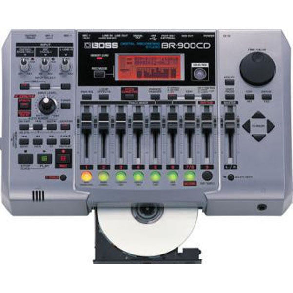 roland multitrack recorders boss br-900cd 8-track recorder with cdr and effects