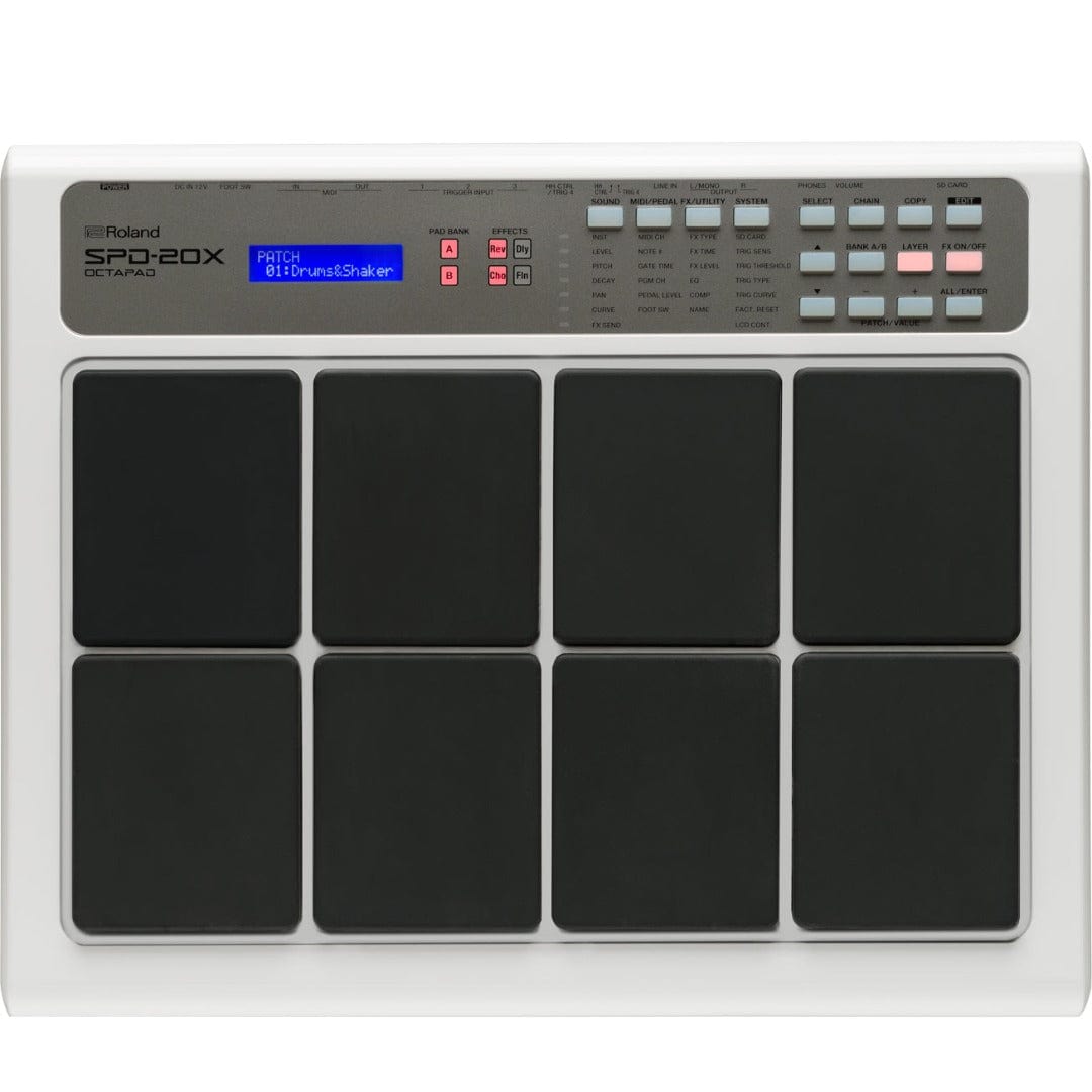 roland octapads white roland octapad spd-20x electronic drum pad#color_white