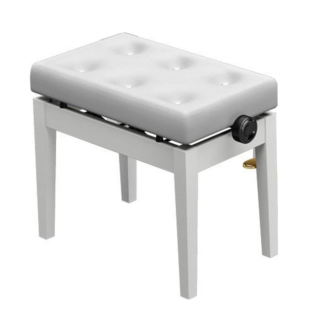roland piano benches white polish roland bnc 21 adjustable bench for roland digital pianos #color_white-polish