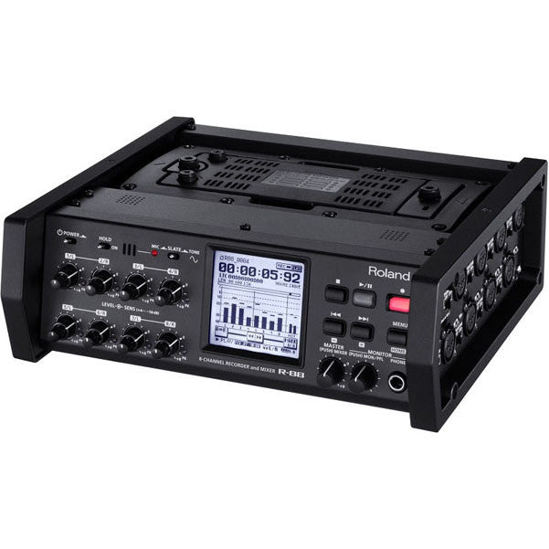 roland portable field recorders roland r-88 8 channel portable recorder