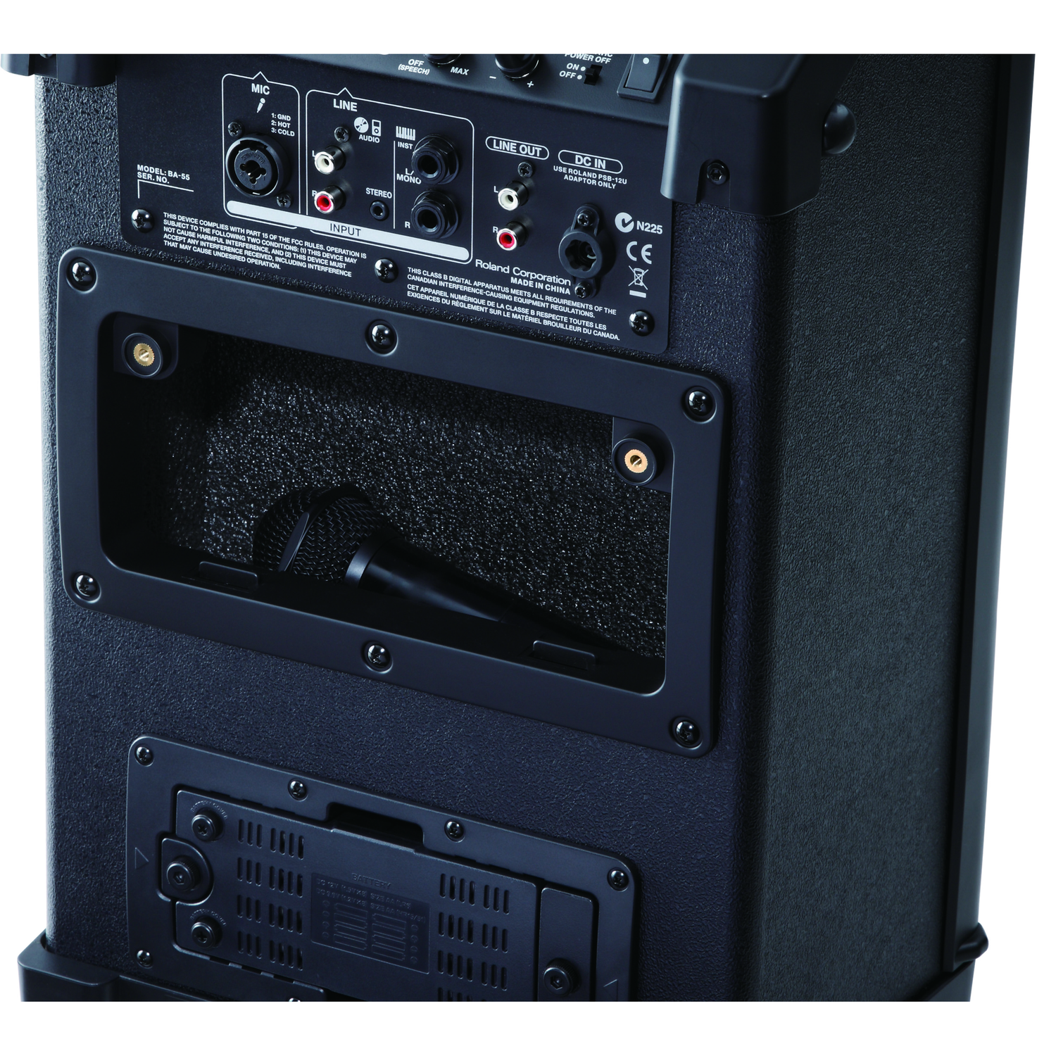 Roland Portable Pa Systems Roland BA55 Battery Powered Portable Amplifier