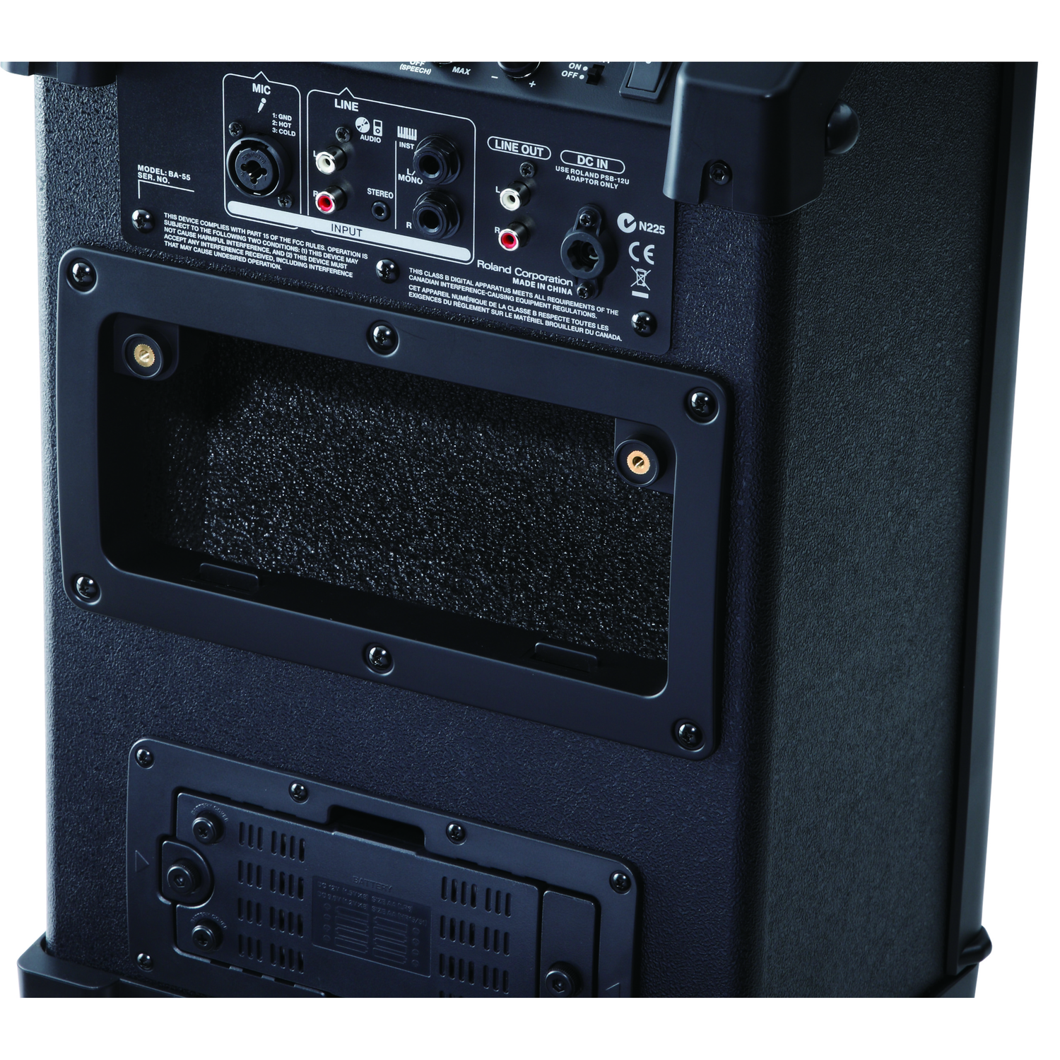 Roland Portable Pa Systems Roland BA55 Battery Powered Portable Amplifier