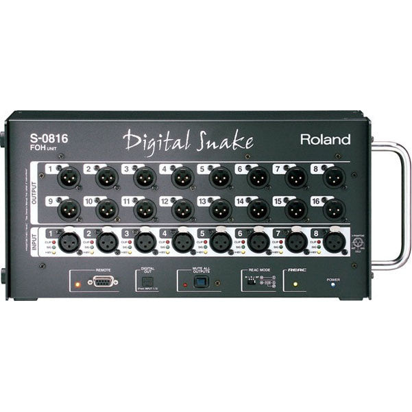 roland signal processors roland s-0816 digital snake front of house unit
