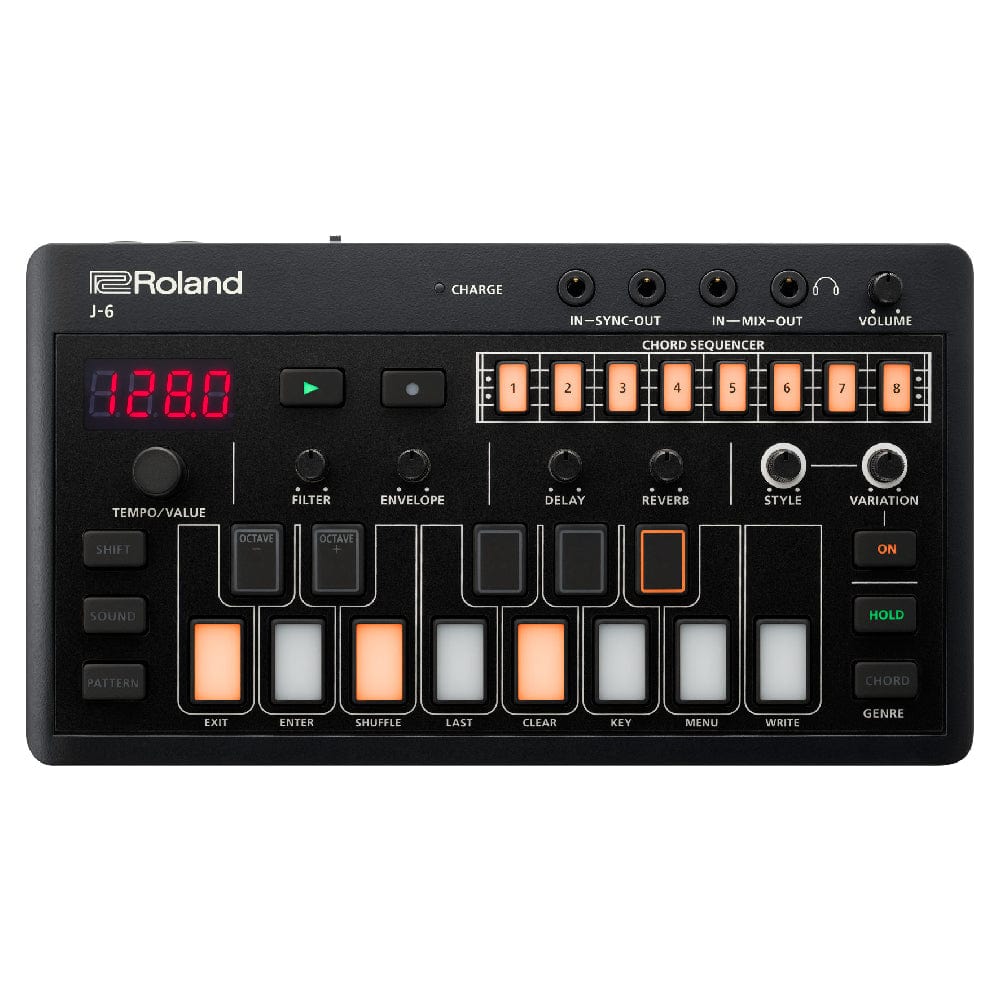 roland synthesizers black roland aira compact j-6 chord synthesizer