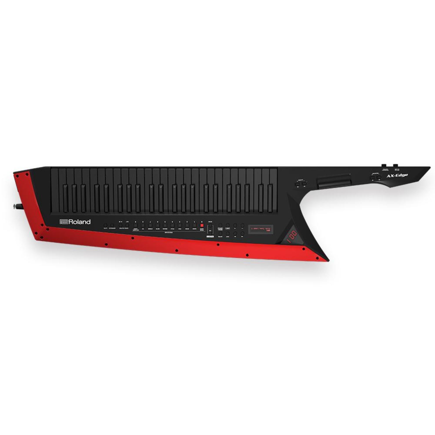 roland synthesizers black roland ax-edge 49-key keytar synthesizer