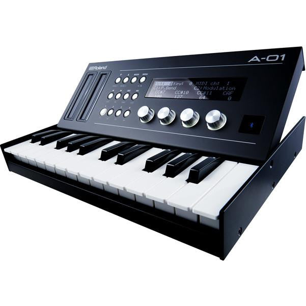 roland synthesizers roland a-01k compact midi bluetooth studio production controller and sequencer