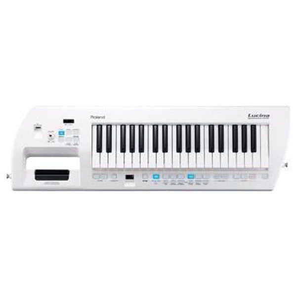 roland synthesizers roland ax09 lucina 37key synthesizer - white