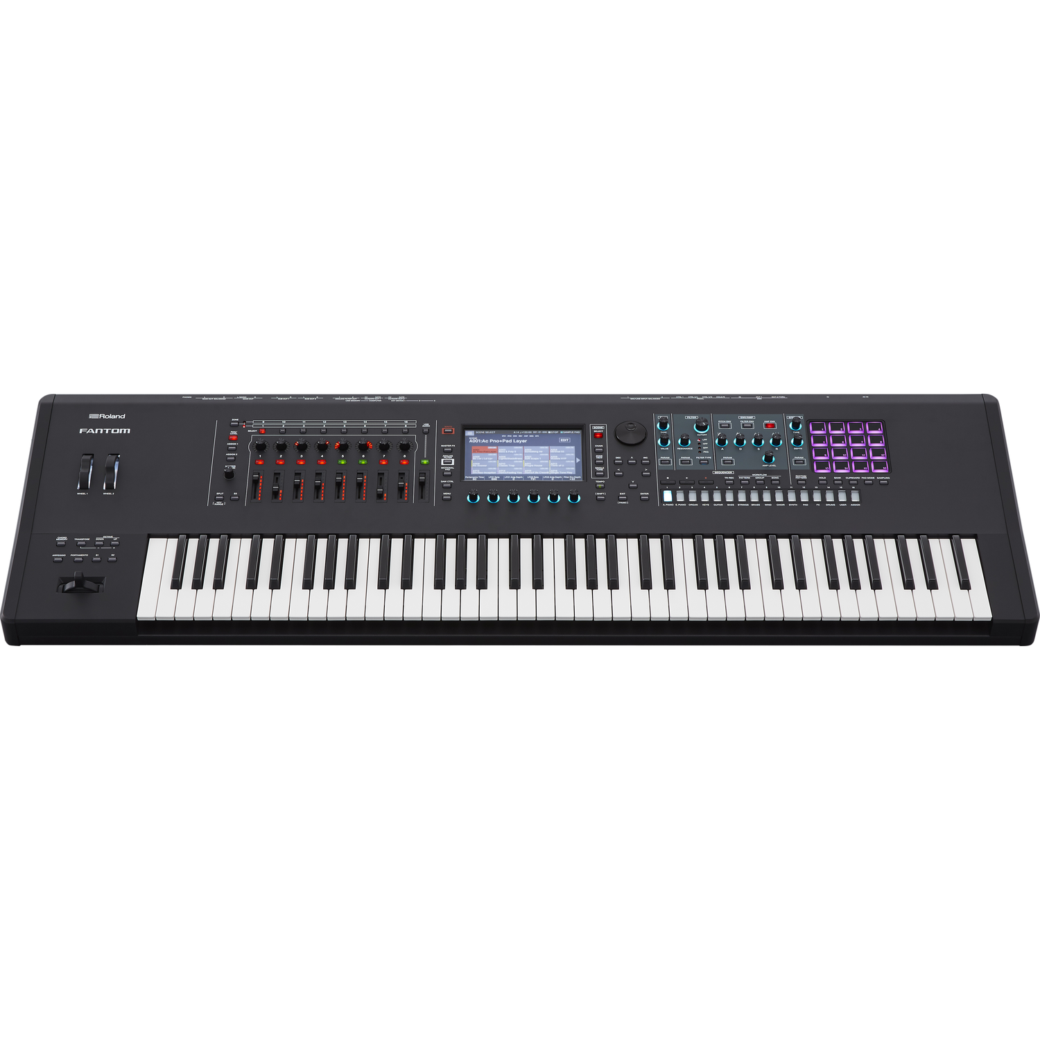 Roland Synthesizers Roland Fantom 7 76 Keys Synthesizer Keyboard