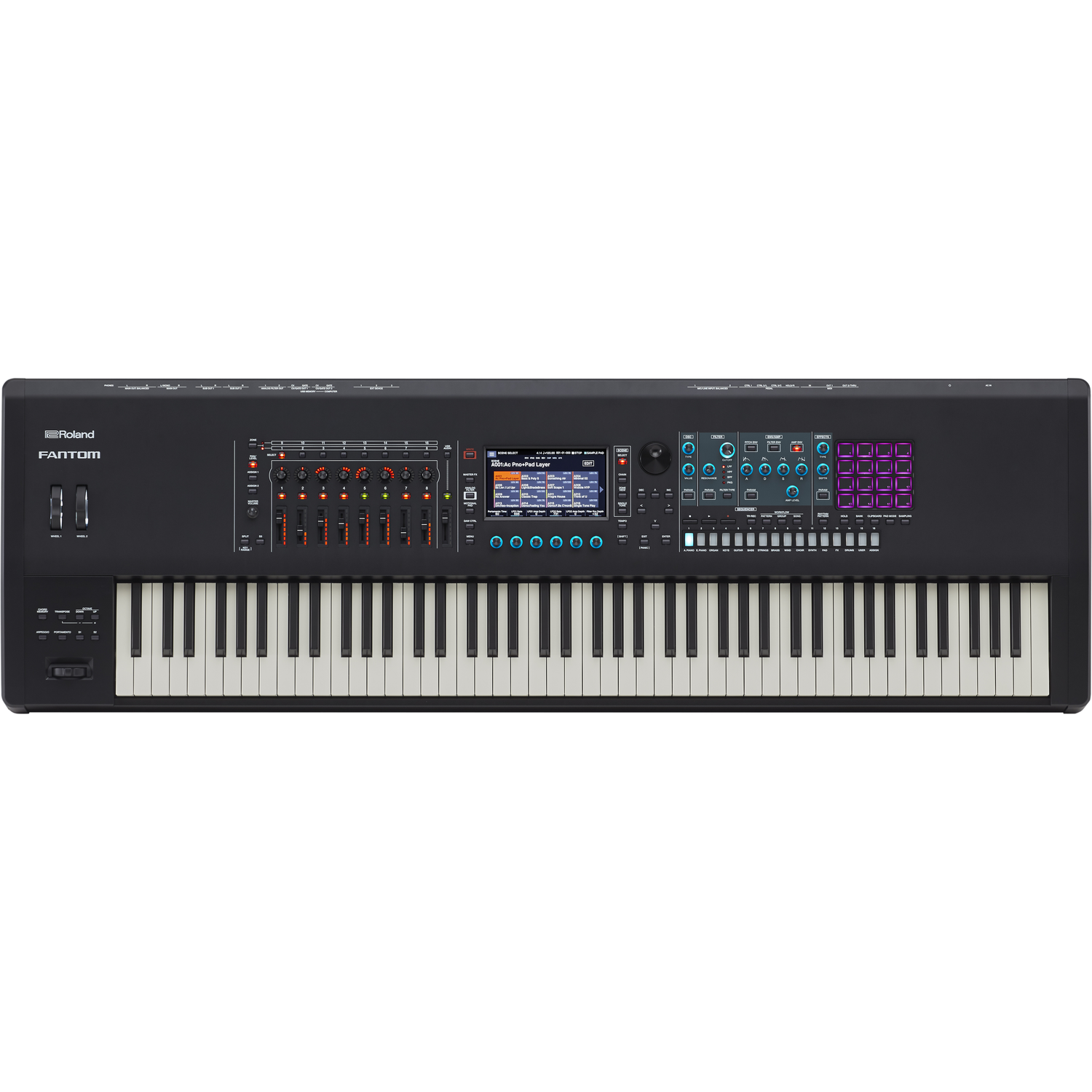 Roland Synthesizers Roland Fantom 8 88 Key Synthesizer Keyboard