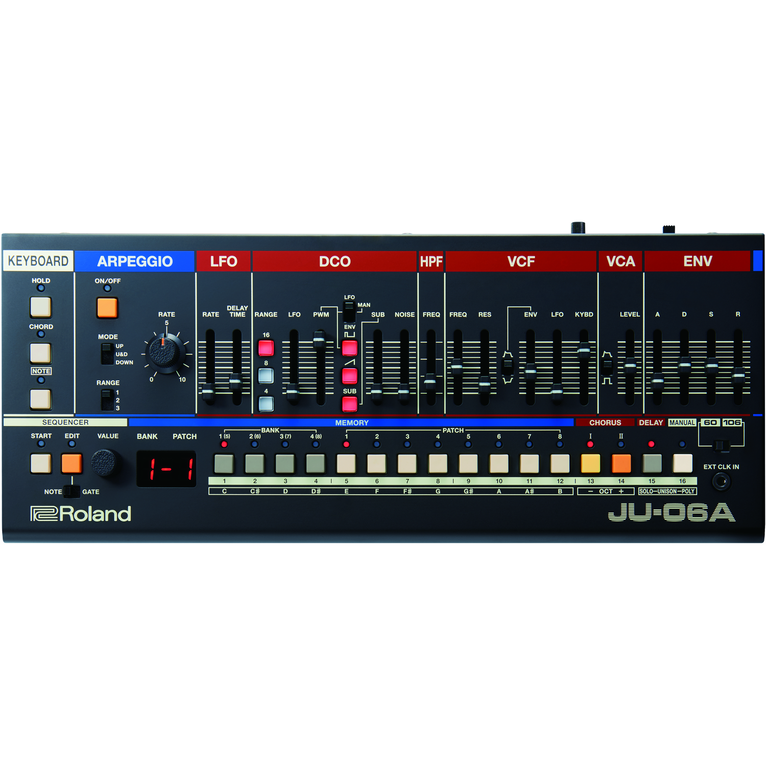 Roland Synthesizers Roland JU-06A Boutique Sound Module Synthesizer