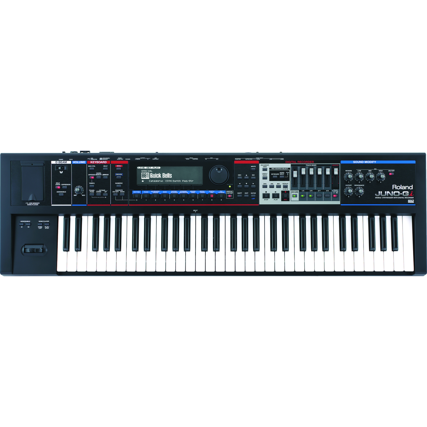 Roland Synthesizers Roland Juno Gi Mobile Synthesiser