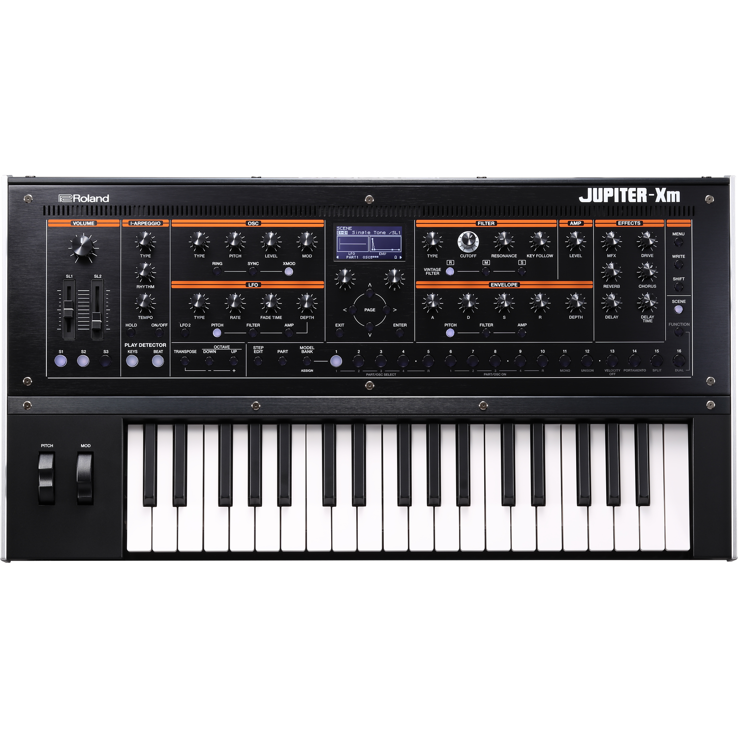 Roland Synthesizers Roland JUPITER-XM Rising Jupiter Series Synthesizer
