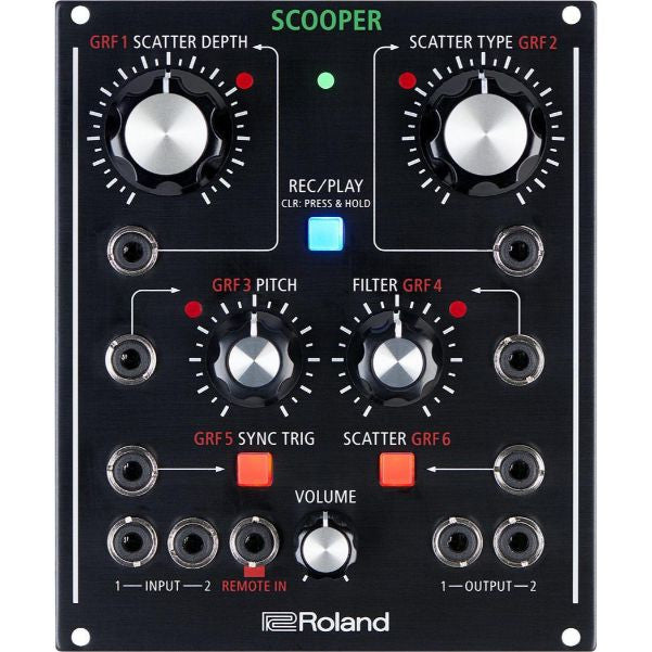roland synthesizers scooper modular scatter effect