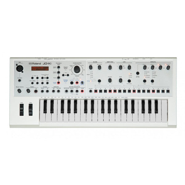 roland synthesizers white roland jd-xi crossover synthesizer #color_white