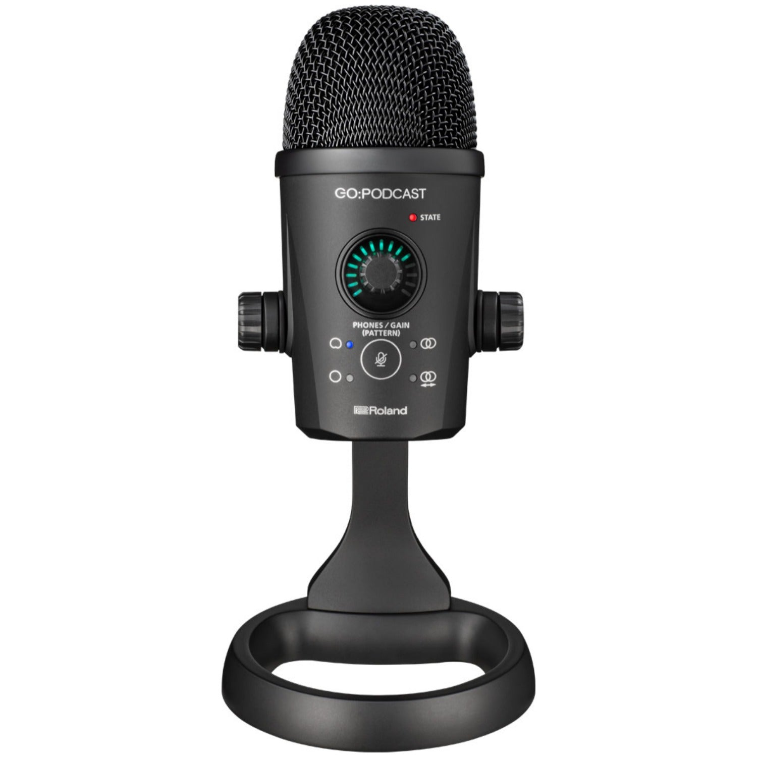 Roland USB Microphones Roland GO PODCAST Video Podcasting Studio USB Microphone for Smartphones