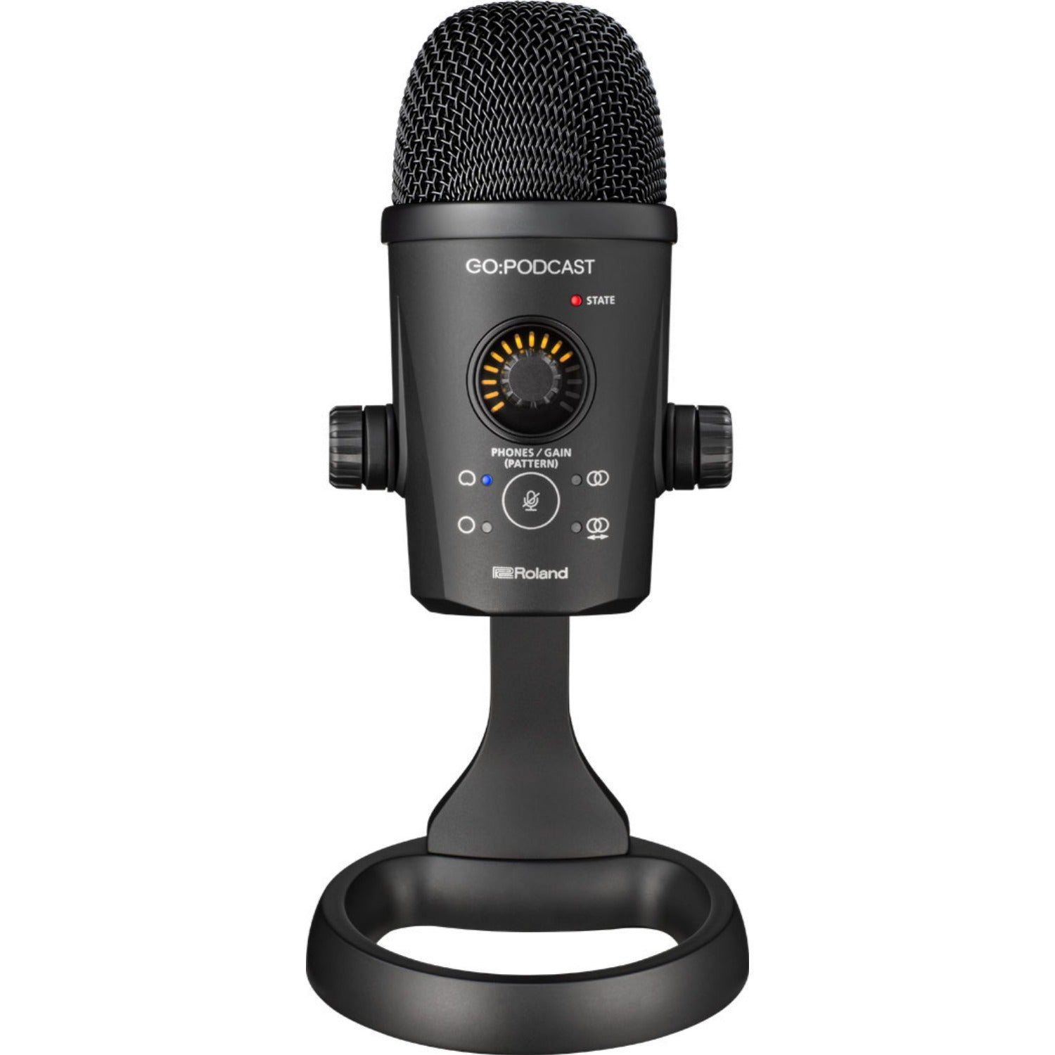 Roland USB Microphones Roland GO PODCAST Video Podcasting Studio USB Microphone for Smartphones