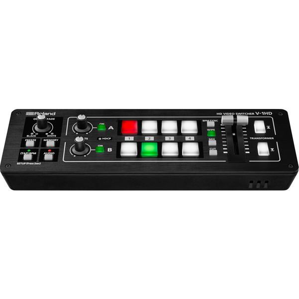 roland video mixers and switchers roland v-1hd hd video switcher