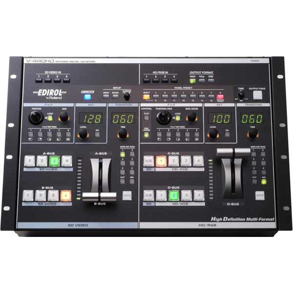 roland video mixers and switchers roland v-440hd video mixer/ live switcher