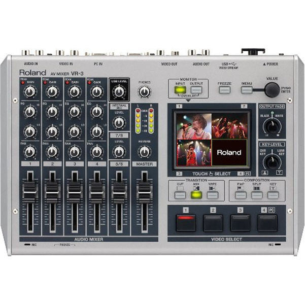 roland video mixers and switchers roland vr-3 audio video mixer