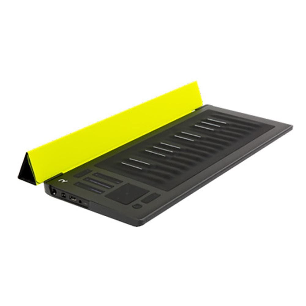roli keyboard accessories lime roli seaboard rise flip case and stand #color_lime