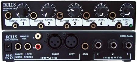 rolls headphone amplifiers rolls ra-53b