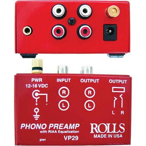 rolls pre amps rolls vp 29