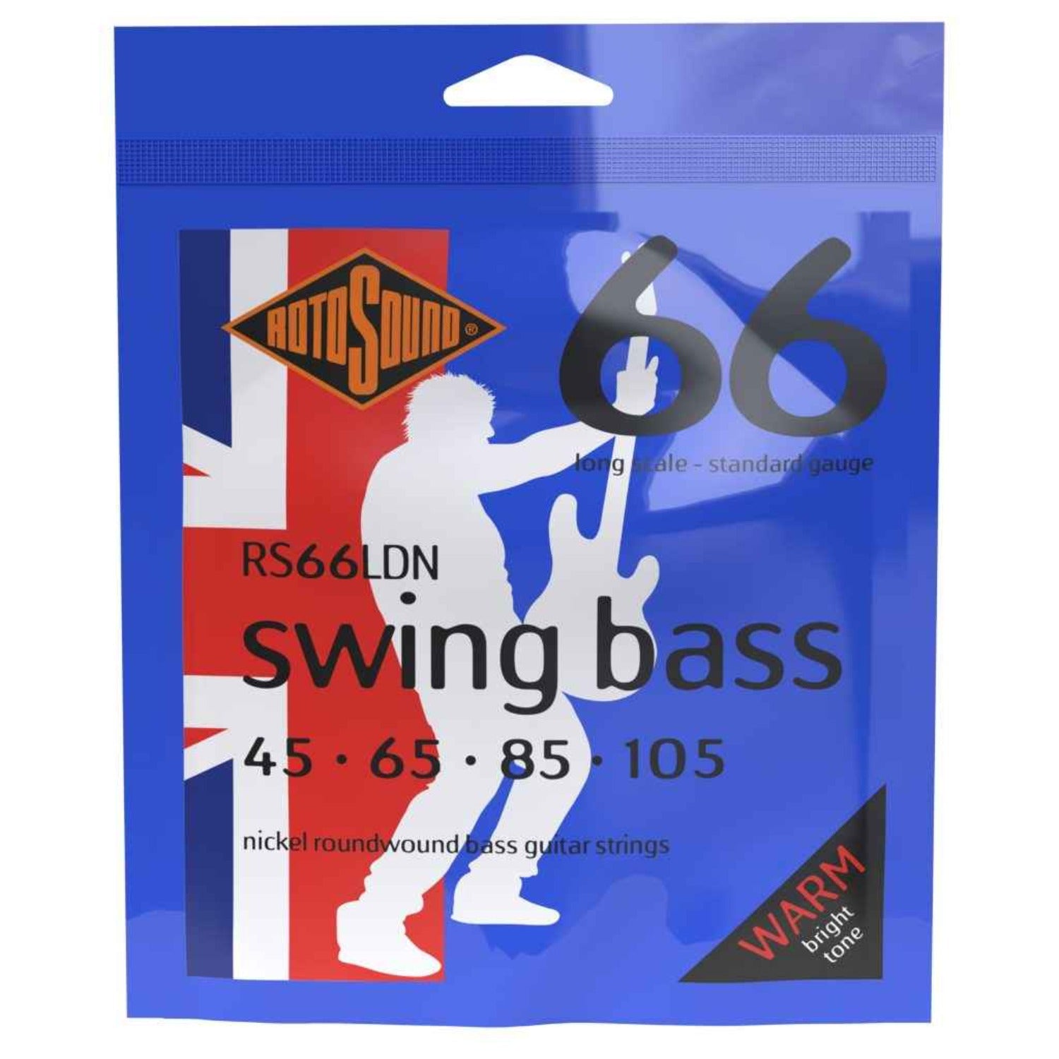 Rotosound Bass Guitar Strings 045-105 Rotosound RS66LDN Swing Bass 66 Nickel Standard Bass Guitar String