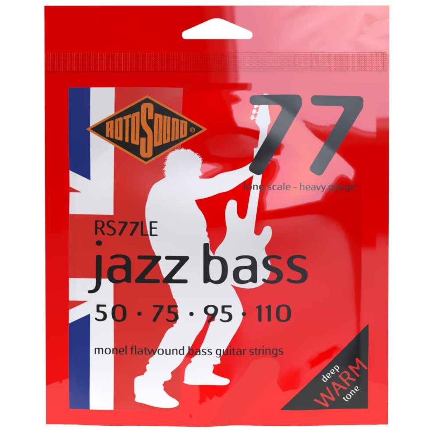 Rotosound Bass Guitar Strings 050-110 Rotosound RS77LE Jazz Bass 77 Heavy Bass Guitar String