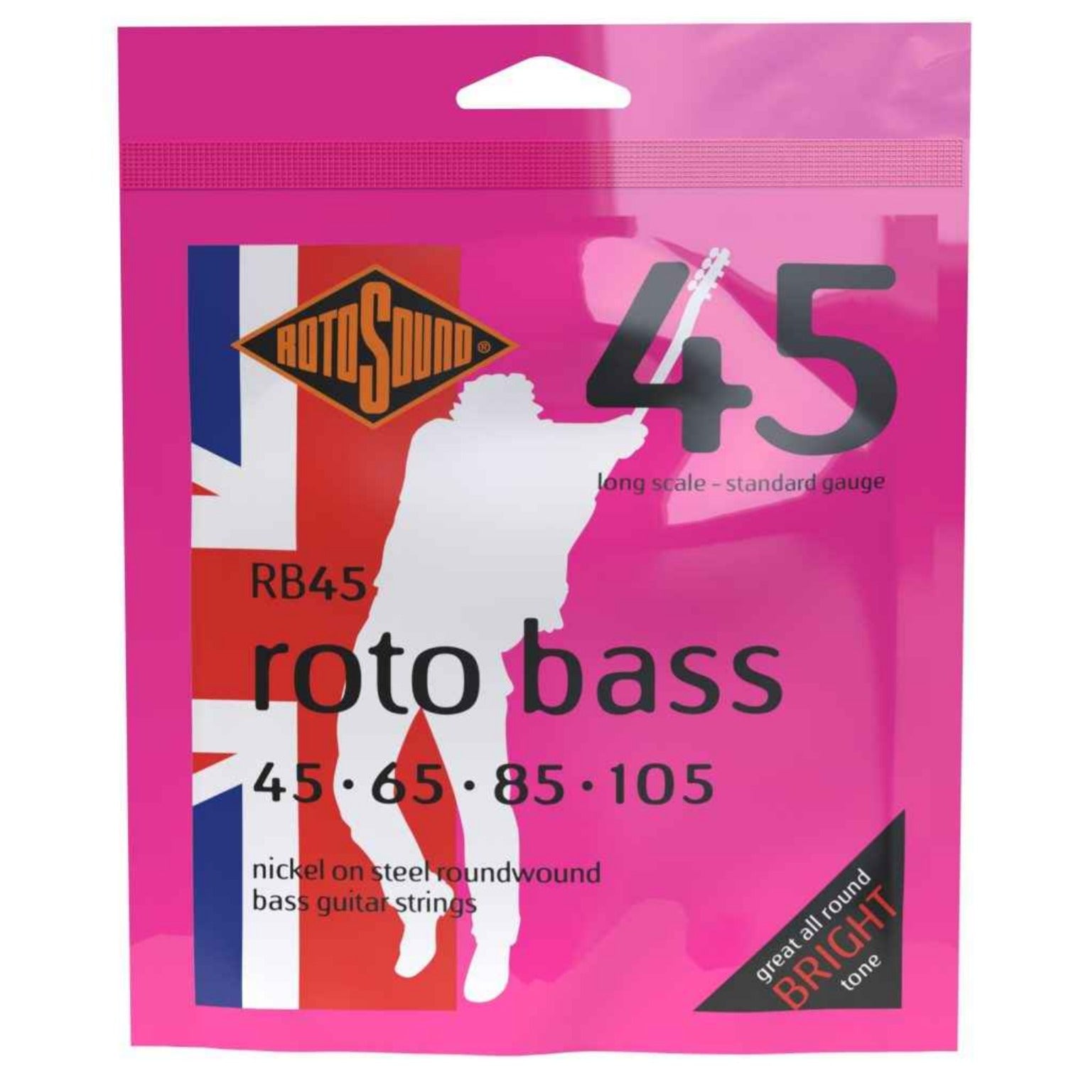 Rotosound Bass Guitar Strings 050-110 Rotosound RS77LE Jazz Bass 77 Heavy Bass Guitar String