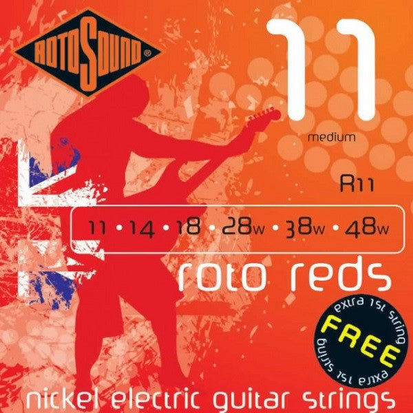 rotosound electric guitar strings rotosound r11 red electric guitar strings