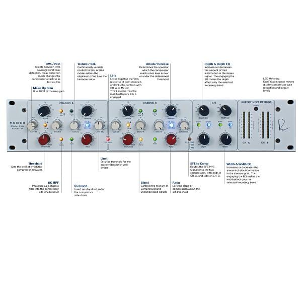 rupert neve designs analog mixers rupert neve designs portico ii master buss processor