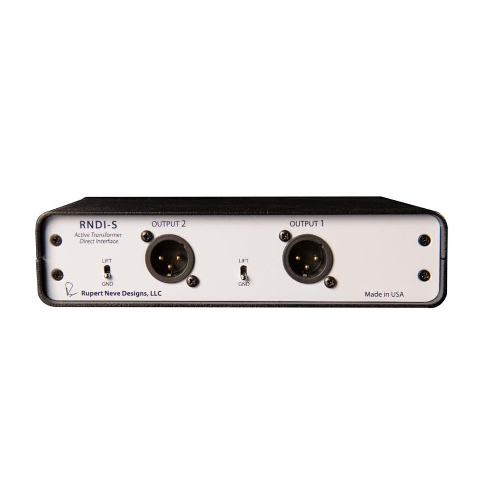 rupert neve designs d i boxes rupert neve designs rndi-s stereo active transformer di box