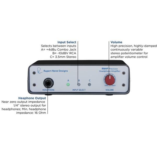 rupert neve designs headphone amplifiers rupert neve designs rnhp precision headphone amplifier