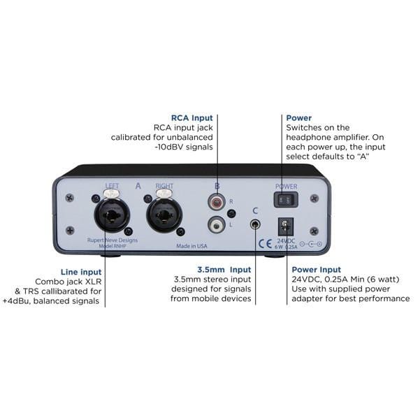 rupert neve designs headphone amplifiers rupert neve designs rnhp precision headphone amplifier