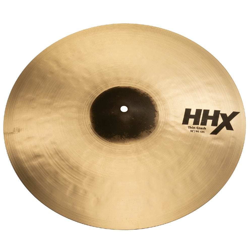 sabian crash cymbals sabian 11806xtb 18" hhx thin crash cymbal