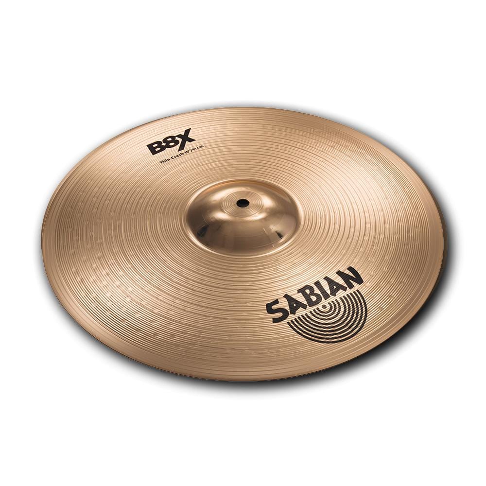 sabian crash cymbals sabian 41606x 16inch b8x thin crash cymbal