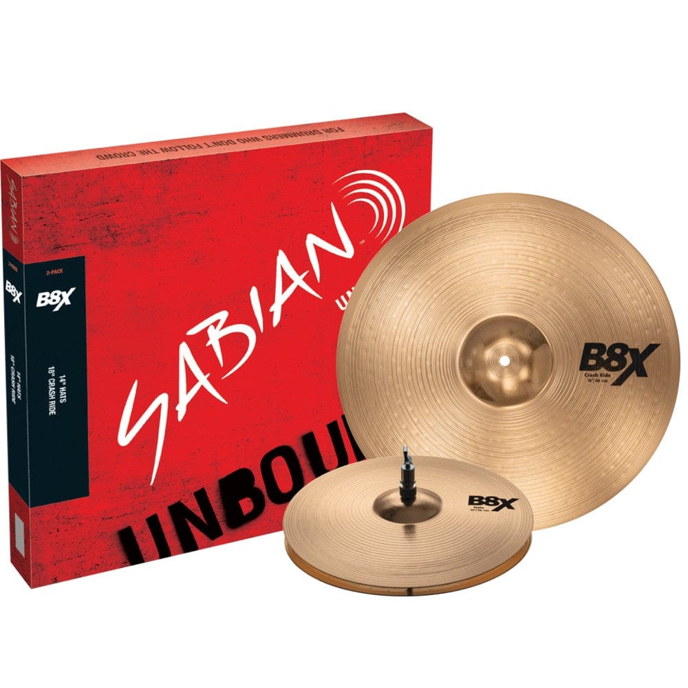sabian cymbal packs sabian 45002x b8x 2-pack cymbal